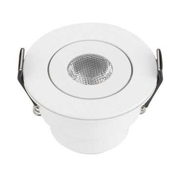 Компактный врезной мебельный светильник 3W 4000К-4500К 014914 белый Arlight