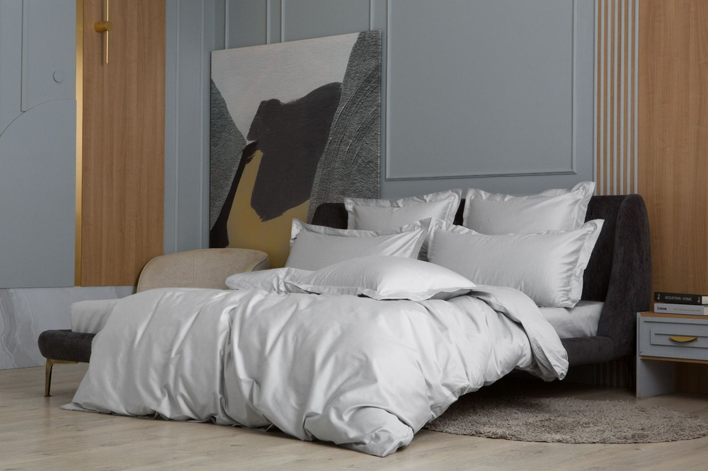 Пододеяльник 150х200 German Grass Аллюр Серый (Ash Grey Allure)