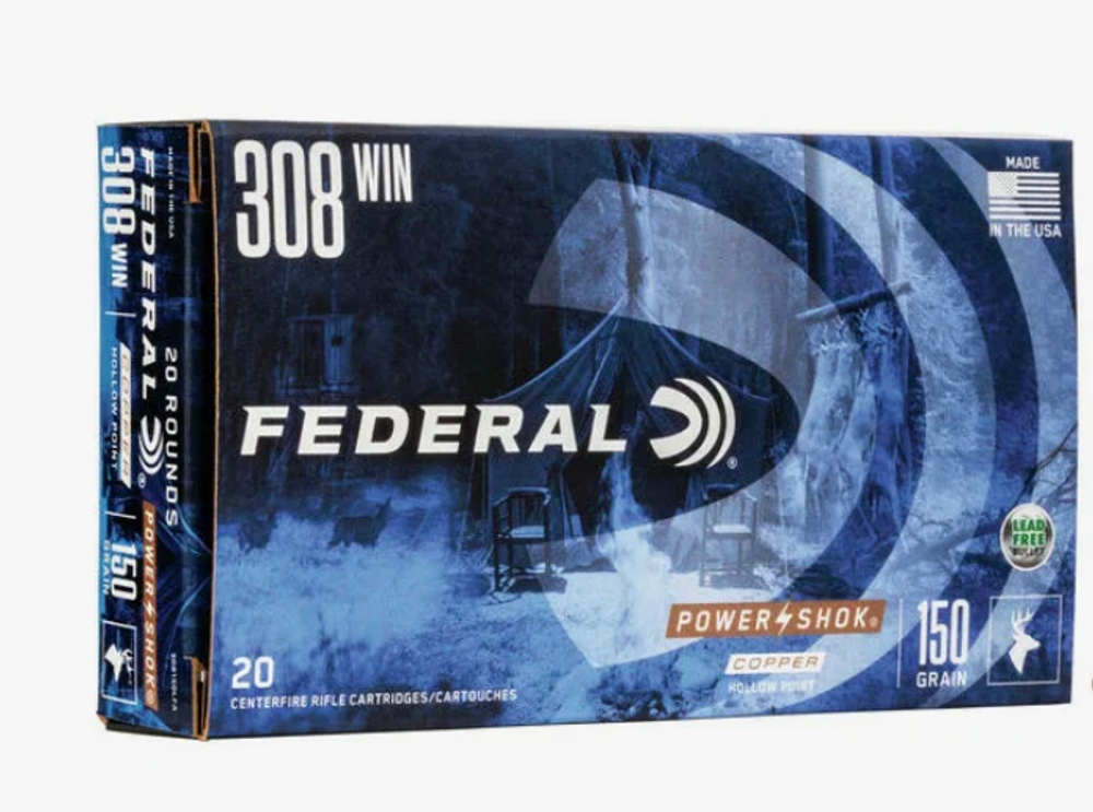 Патрон .308 Win Federal SP 9.7gr Power Shok Rifle