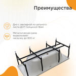 Акриловая ванна Вальс 180x80 ( с каркасом)