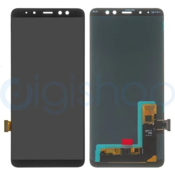 Дисплей для Samsung A730 Galaxy A8 Plus HARD OLED в сборе с тачскрином (Black) черный
