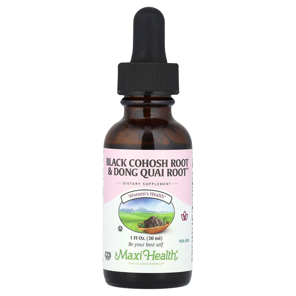 Maxi Health, Women's Health, корень черного клопогона и корень донга, 30 мл (1 жидк. Унция)