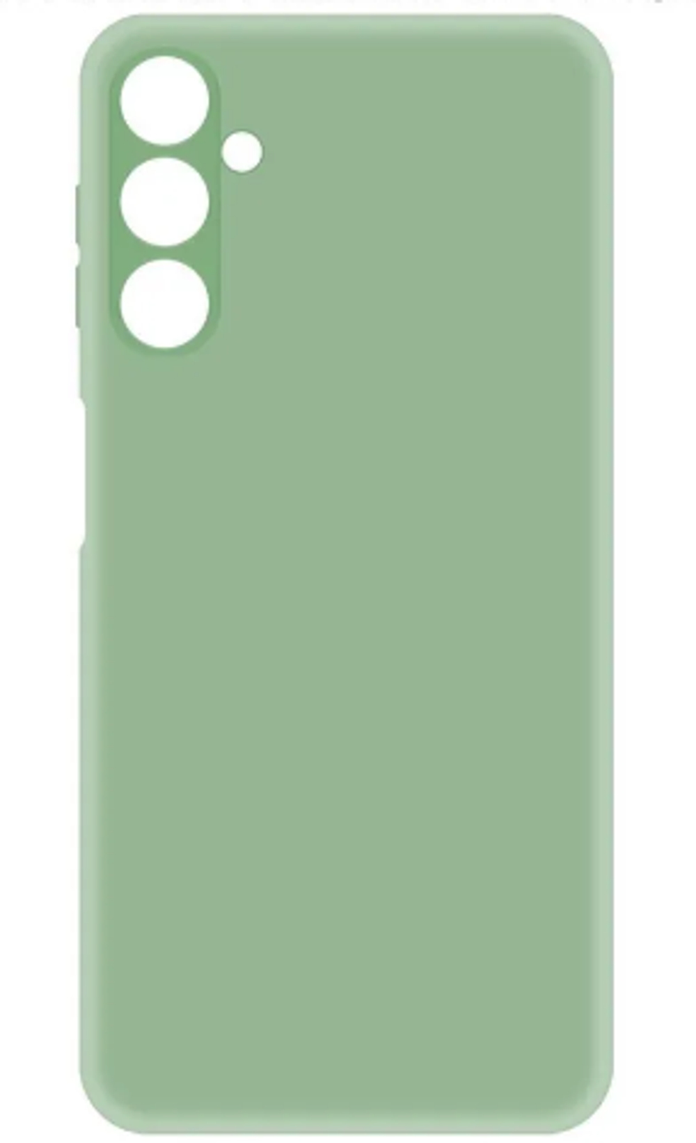 Накладка для Samsung Galaxy A24 4G Silicone cover зеленая