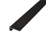 Микроплинтус НЕПЛИНТУС AL16X5-03 Чёрный 16х6х2000мм