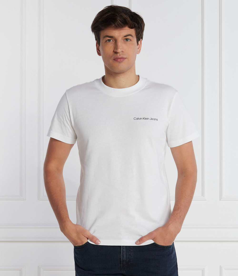 Футболка LOGO TAPE CALVIN KLEIN JEANS - белый(J30J323993)