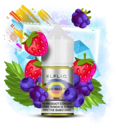 ElfLiq - Blue Razz Ice (5% nic, 30ml)