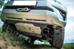 Площадка под лебёдку в штатный бампер Toyota Land Cruiser Prado 150 2017+ РИФ