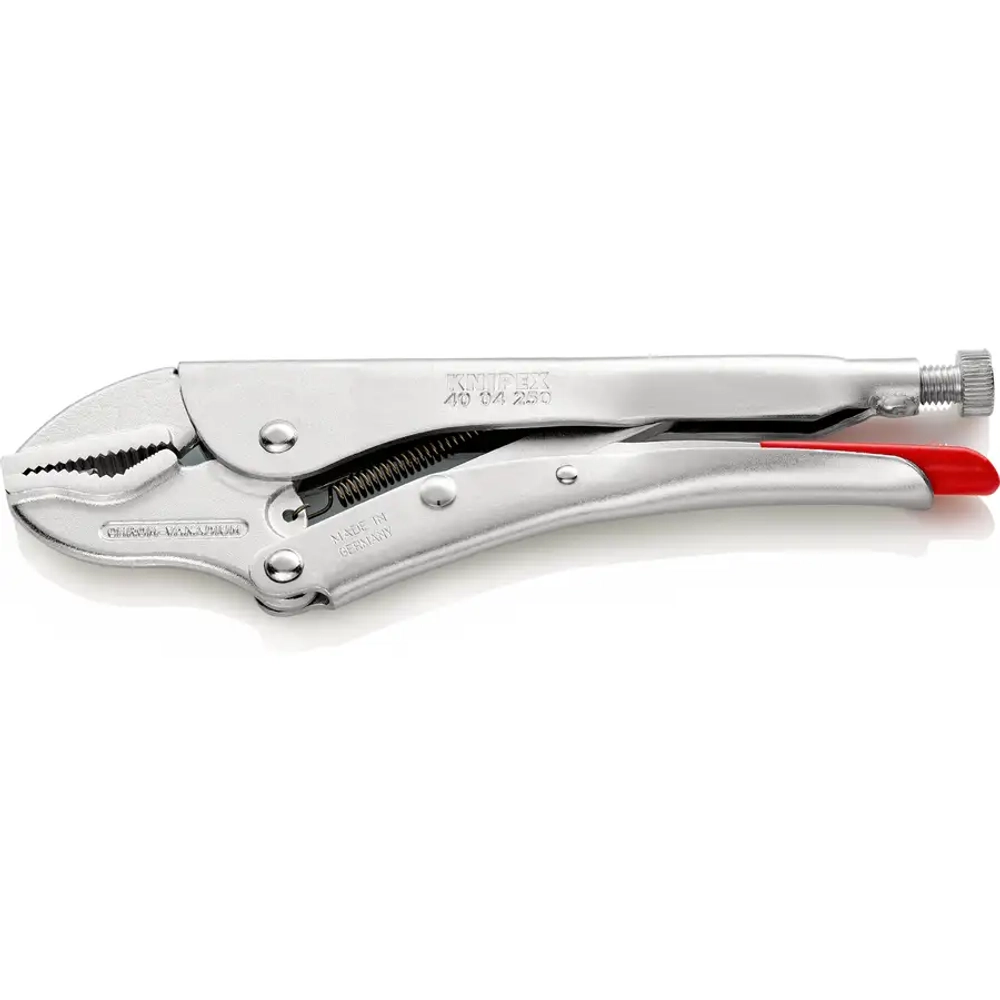 Клещи зажимные универсальные никелирование 250 мм Knipex 40 04 250