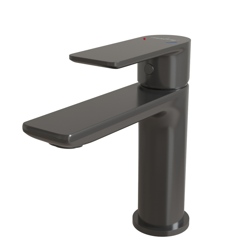Смеситель для раковины 35k MIXLINE МЛ33-04Г(ML33-04GR) "Сити" ГРАФИТ