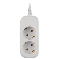 Удлинитель электрический ЭРА UDL-10-215-E Greenline 2 розетки с заземлением 1,5м ПВС 3x0.75мм2 | Электротовары