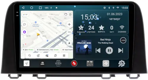 Магнитола для Honda CR-V 2017+ - RedPower 161 Android 10, Быстрая, QLED+2K, CarPlay, SIM-слот