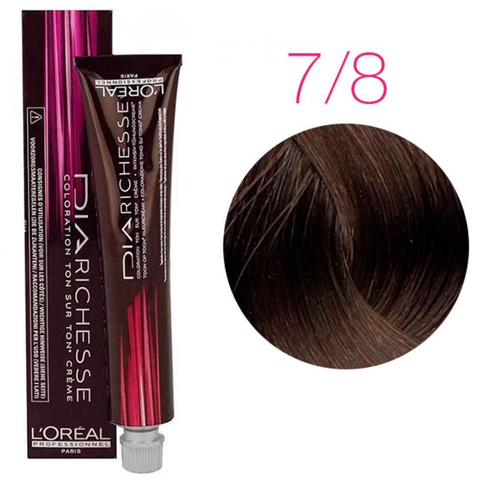 L'Oreal Professionnel Dia Richesse 7.8 Блондин мокко 50мл