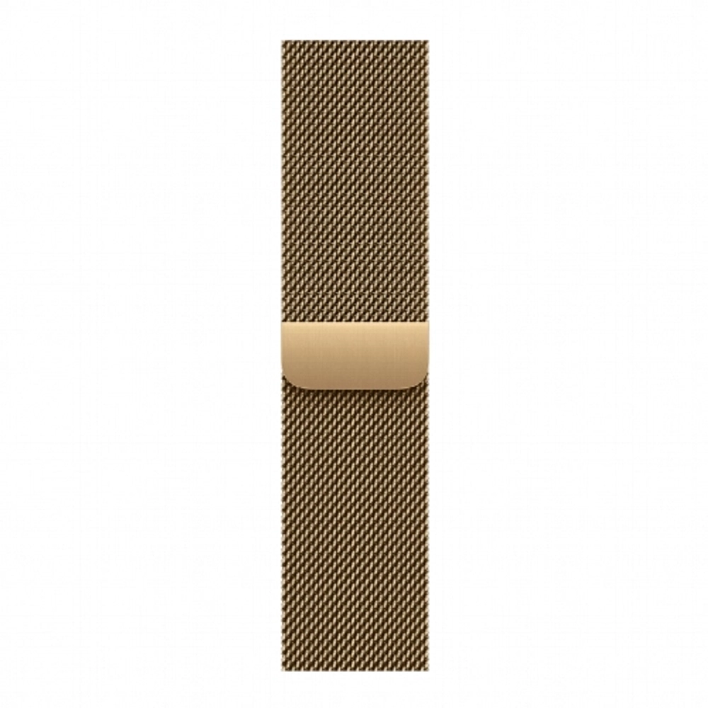 Apple Watch S12 46 mm Radiant Gold Titanium Case | Radiant Gold Milanese Loop, M/L