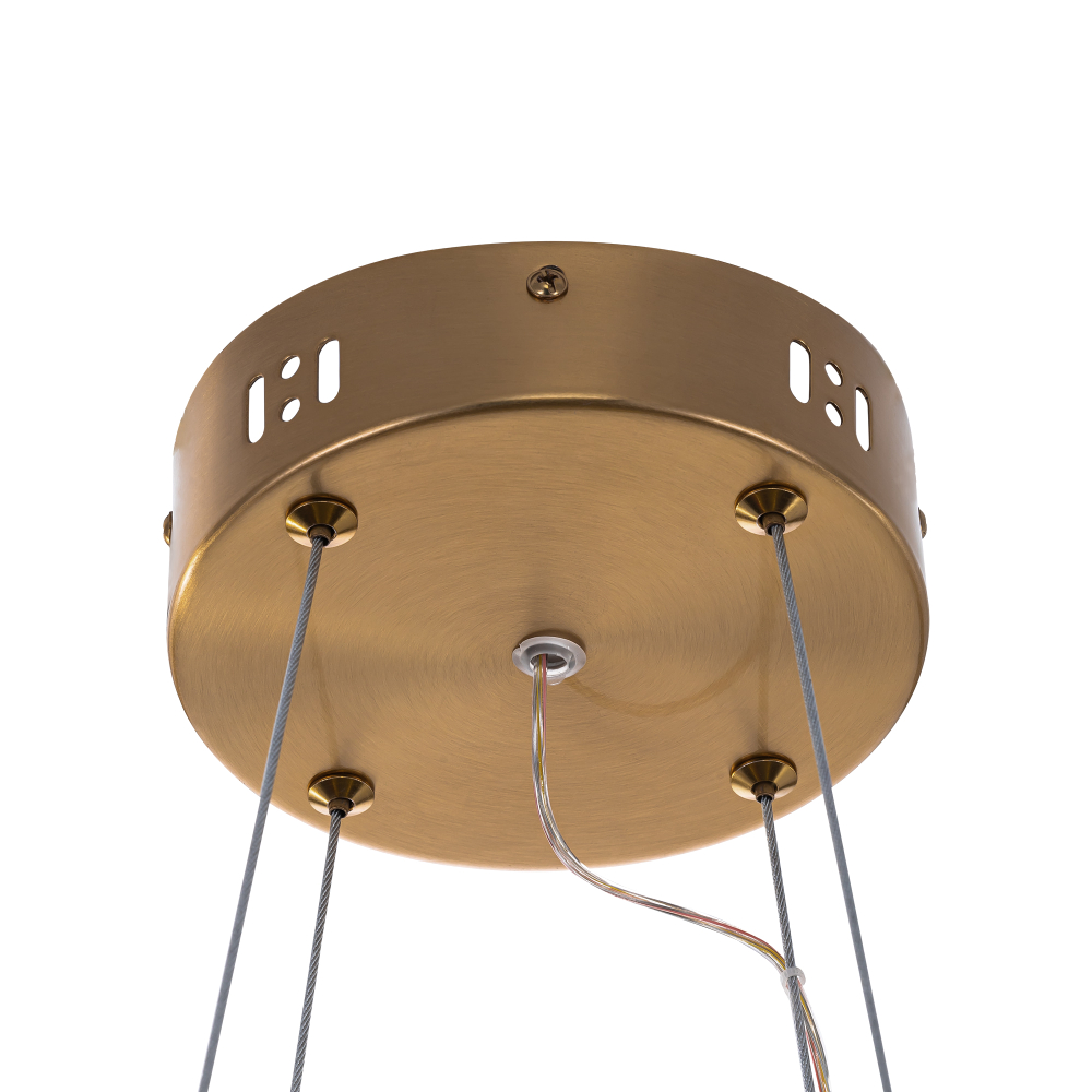 Citilux Sheldon CL339143 LED Люстра хрустальная с пультом Бронза