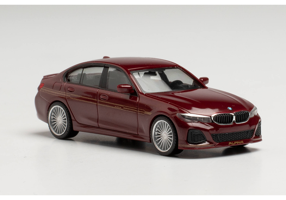 Автомобиль BMW Alpina B3 седан, красный имола