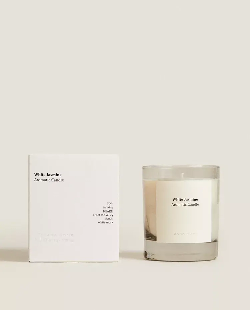 ZARA HOME Ароматическая свеча с запахом белого жасмина (200 Г)
