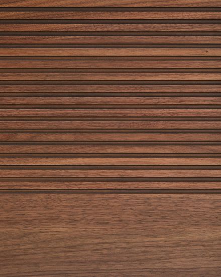 Изголовье Norlen из орехового шпона с темной отделкой и подсветкой 180 x 200