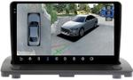Магнитола для Volvo XC90 2002-2014 (рамка наверх) - FarCar BX173M-360 монитор 9.5" 2K QLED на Android 13, Быстрая, CarPlay, 4G SIM-слот, 4 камеры в комплекте