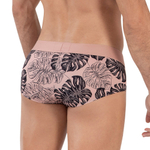 Розовые трусы-брифы с растительным принтом Pacif Classic Brief (Размер: XL) (Цвет: розовый)