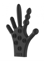 Черная стимулирующая перчатка Stimulation Glove (Цвет: черный)