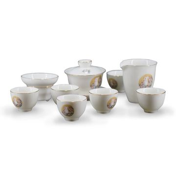 Zestaw ceramiczny "Królik ogrodowy"