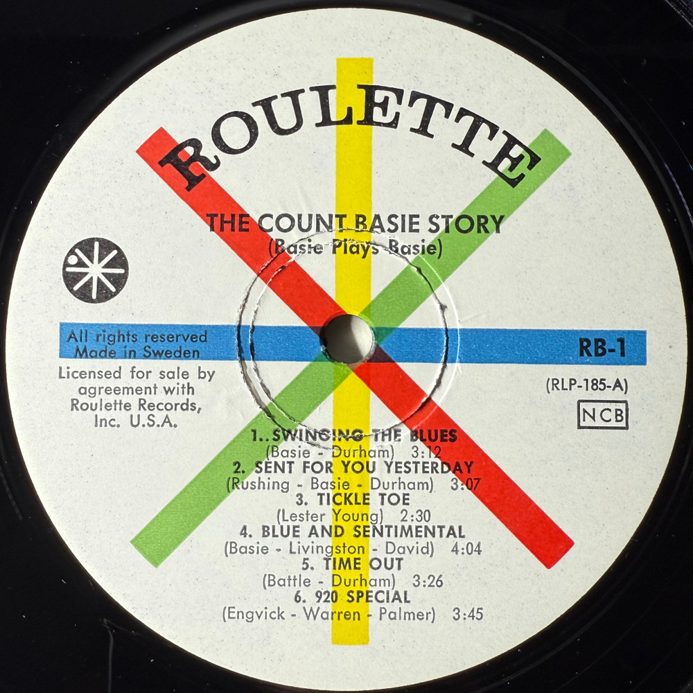 The Count Basie Orchestra ‎– The Count Basie Story 2LP (Швеция 1969г.)