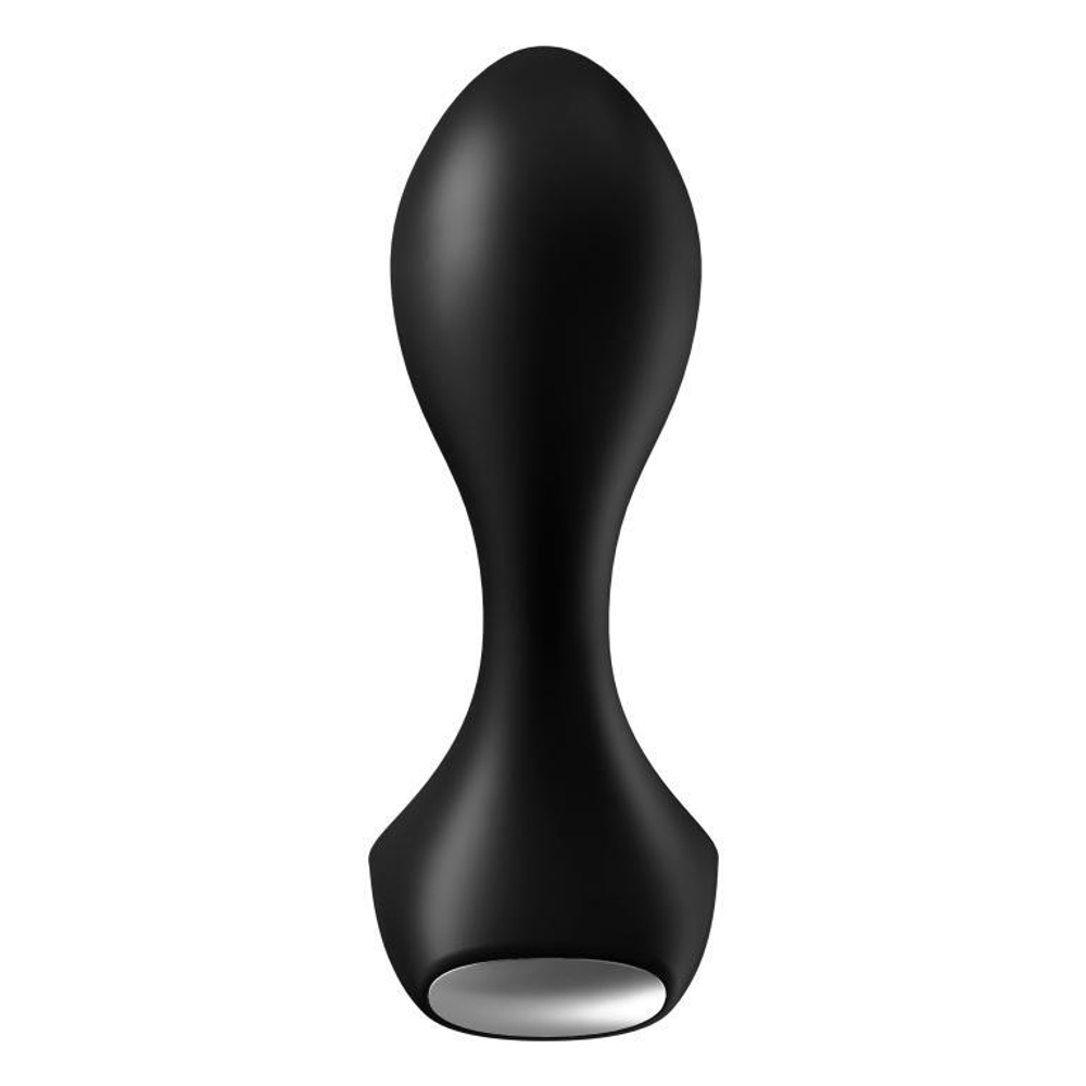 Чёрный вибромассажёр простаты Satisfyer Backdoor Lover - 14 см. (Цвет: черный)