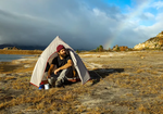 Палатка Naturehike Cloud Up Si 1-местная, алюминиевый каркас, сверхлегкая, серо-красная, NH18T010-T-DLG