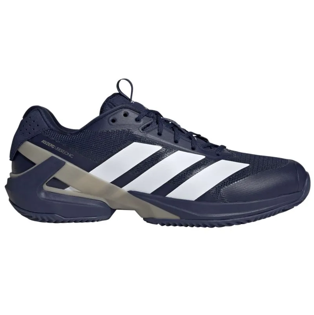 Теннисные кроссовки Adidas Adizero Ubersonic 5 M Clay - dark blue/cloud white/cyber metallic