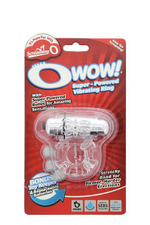 Прозрачное эрекционное виброкольцо OWOW CLEAR (Цвет: прозрачный)