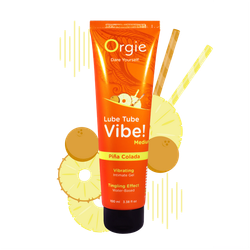 Лубрикант с эффектом вибрации ORGIE Vibe Medium Pina Colada, 100 мл