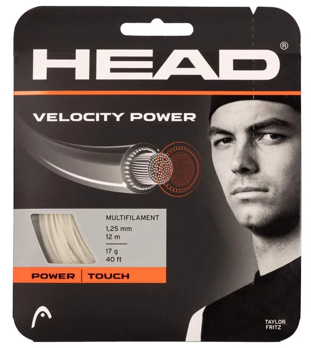 Струны теннисные Head Velocity MLT Power (12 m) - natural