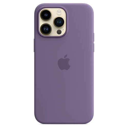 Силиконовый чехол с поддержкой MagSafe Apple Silicone Case для iPhone 14 Pro Max, Iris (Фиолетовый ирис)