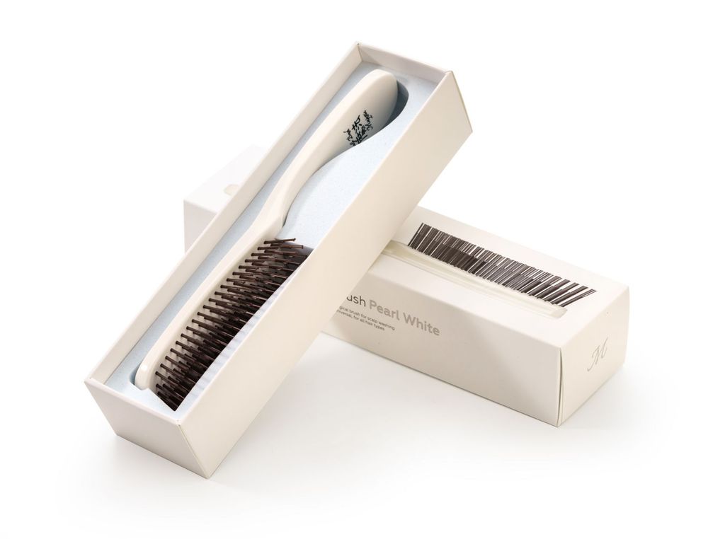 Расческа Majestic Scalp Brush белый жемчуг