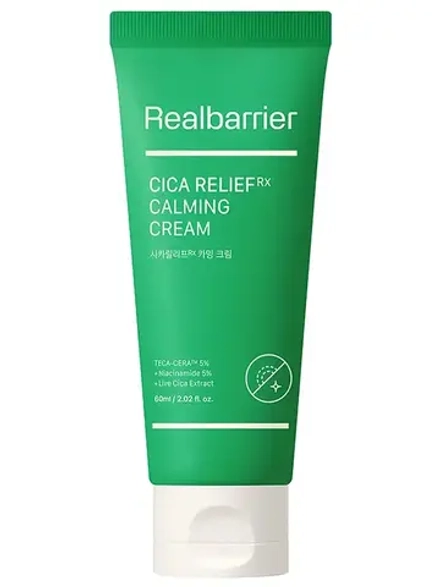 Real Barrier Успокаивающий крем с экстрактом центеллы и 5% ниацинамида Cicarelief Rx Calming Cream 60 мл