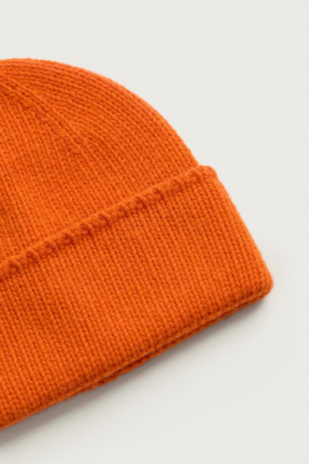 ZARA ШАПКА БИНИ ИЗ СМЕСОВОЙ ШЕРСТИ, ОРАНЖЕВЫЙ