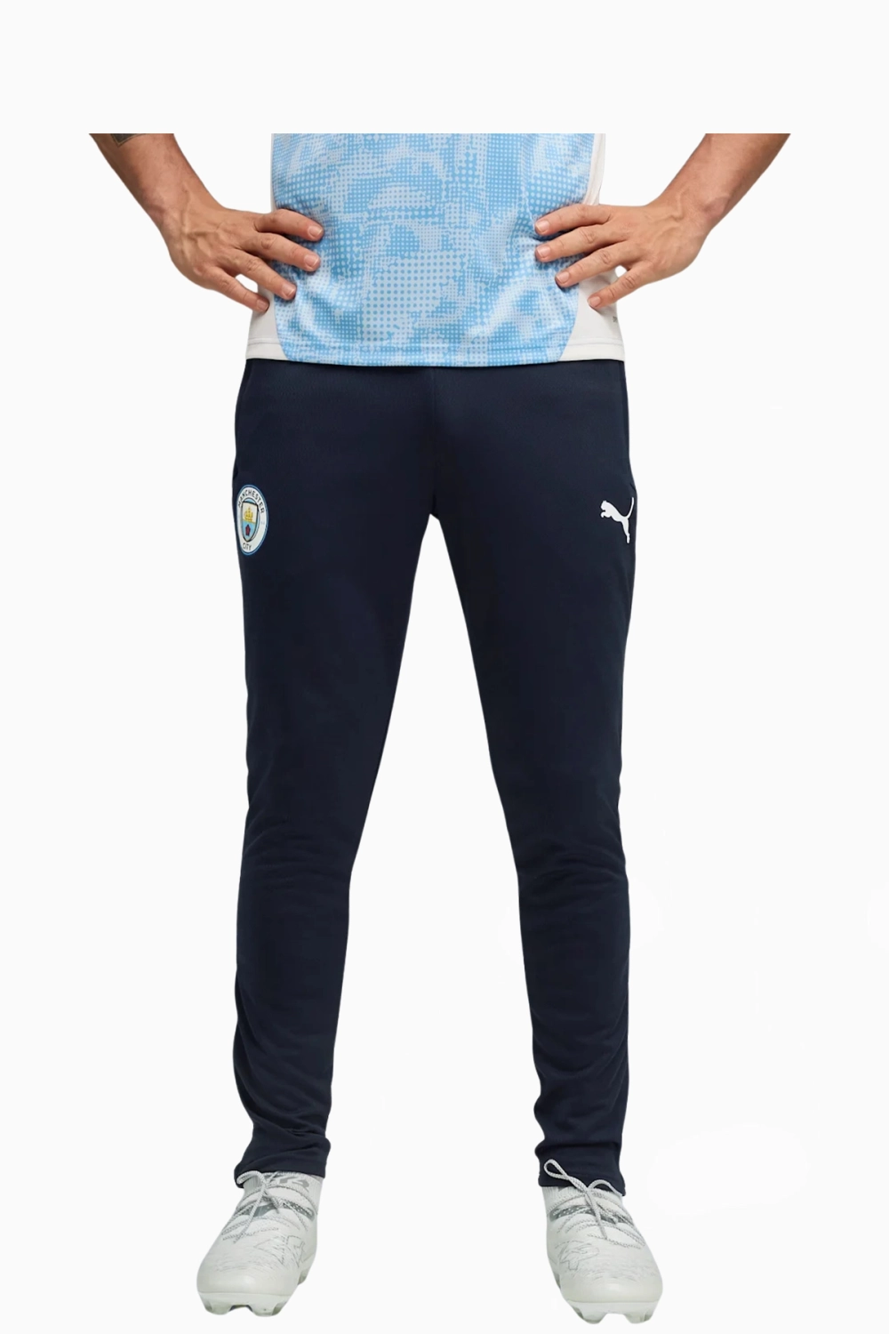 Штаны Puma Manchester City 25/26 Training - темно-синий