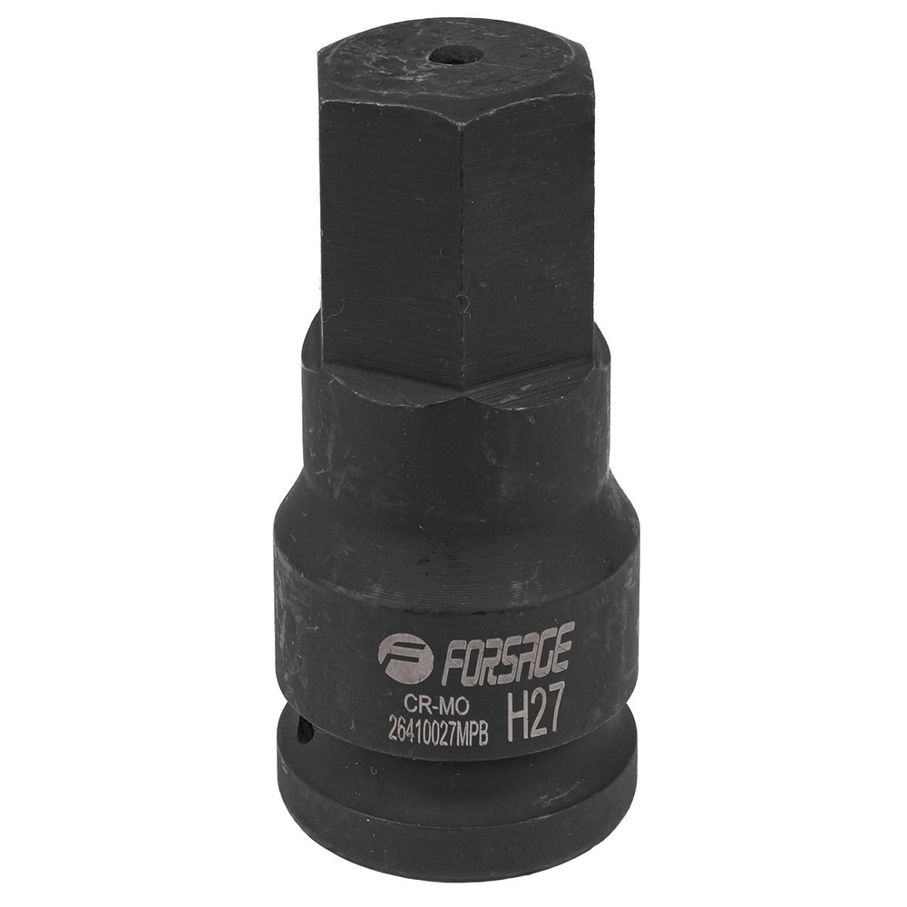 Головка-бита ударная 6-гранная 27мм, 3/4'' Forsage F-26410027MPB