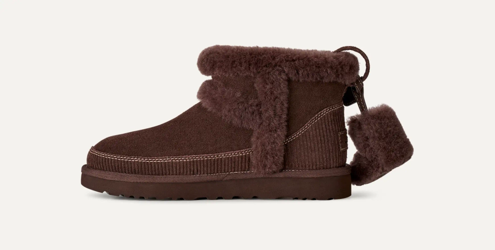 UGG Угги Classic Mini Heritage, темно-коричневый