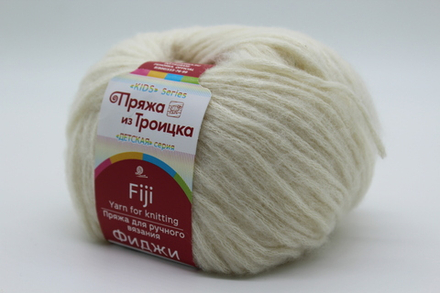Пряжа "Фиджи" 01 Белый
