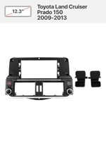 Переходная рамка 12.3" и комплект проводов для Toyota Land Cruiser Prado 150 2009-2013
