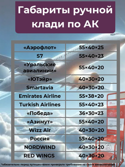 Сумка стеганная дорожная /в самолет / Ручная кладь 40х30х20 / Аэрофлот Уральские Авиалинии Победа цвет Сиреневый