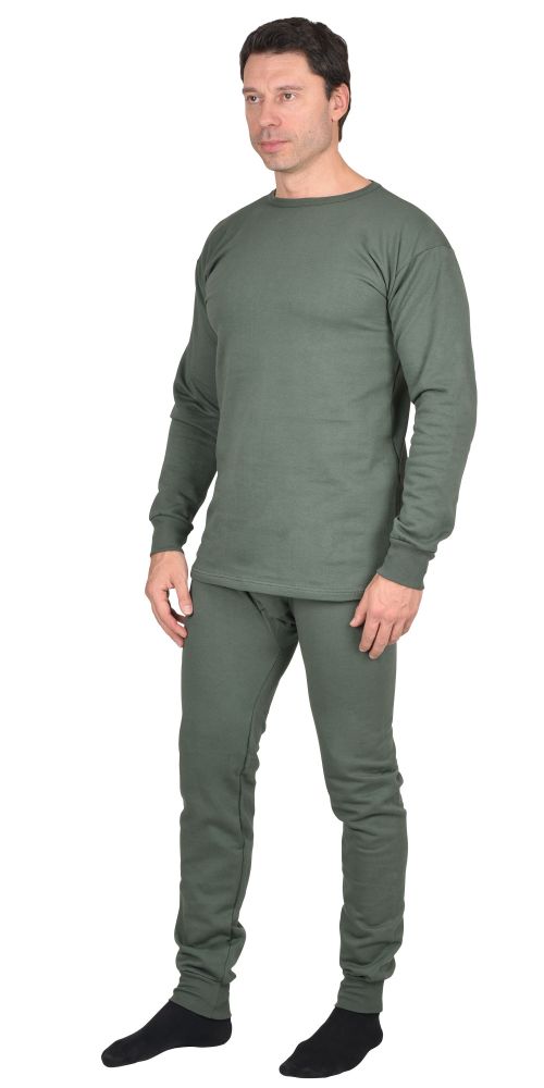 Бельё нательное трикотажное с начёсом (зима),оливковые тона,пл.250 г/кв.м Россия, ГОСТ Бельё нательное трикотажное с начёсом (зима),оливковые тона,пл.250 г/кв.м Россия, ГОСТ