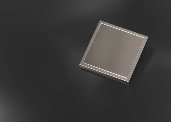 Клавиша для выключателя/переключателя одноклавишного Voltum S70 Metal Никель VLSM000111