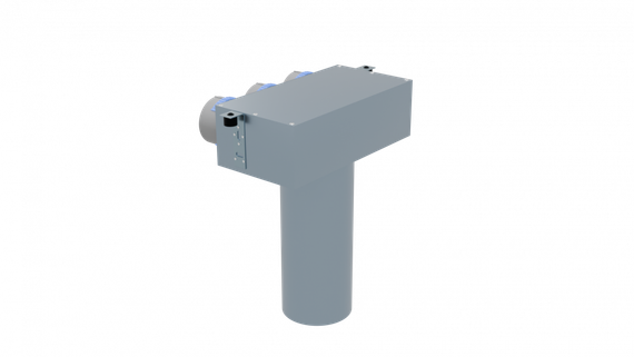 Flexag PCP-125/90x3 пленум вентиляционный потолочный, D125, на 3 выxода, L=300 мм