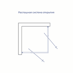 Душевой уголок RGW PA-038 (Прозрачное, 800x800)