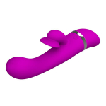 Вибратор 18,8см с клиторальным отростком Pretty Love Bert BI-014346