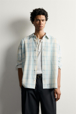 РУБАШКА RELAXED FIT В КЛЕТКУ — ZARA · 9632/350