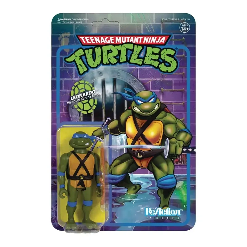 Фигурка Super7 - TMNT ReAction Figures Wave 1 - Leonardo