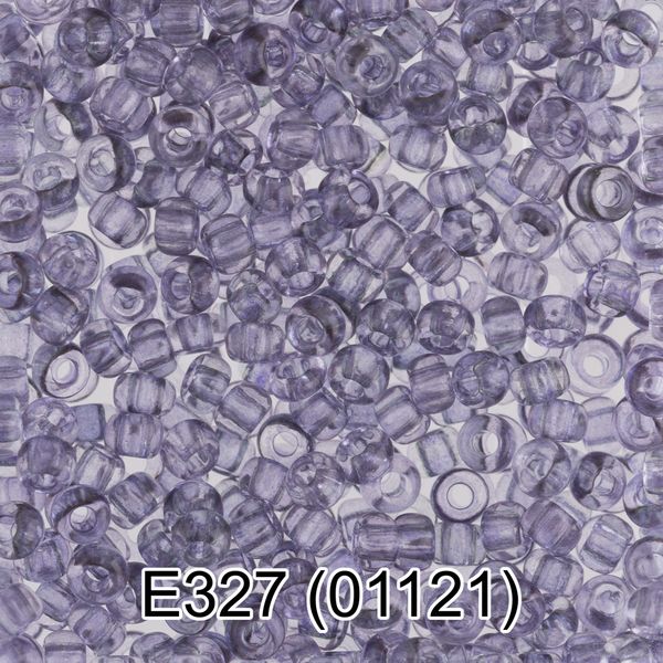 Бисер Gamma 10/0 (2.3 мм), 50 г (10х5 г), E327 св.фиолетовый, 01121, круглый 5